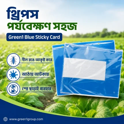 Green1 Blue Sticky Card (Pcs)– থ্রিপস দমনে নীল আঠালো ফাঁদ